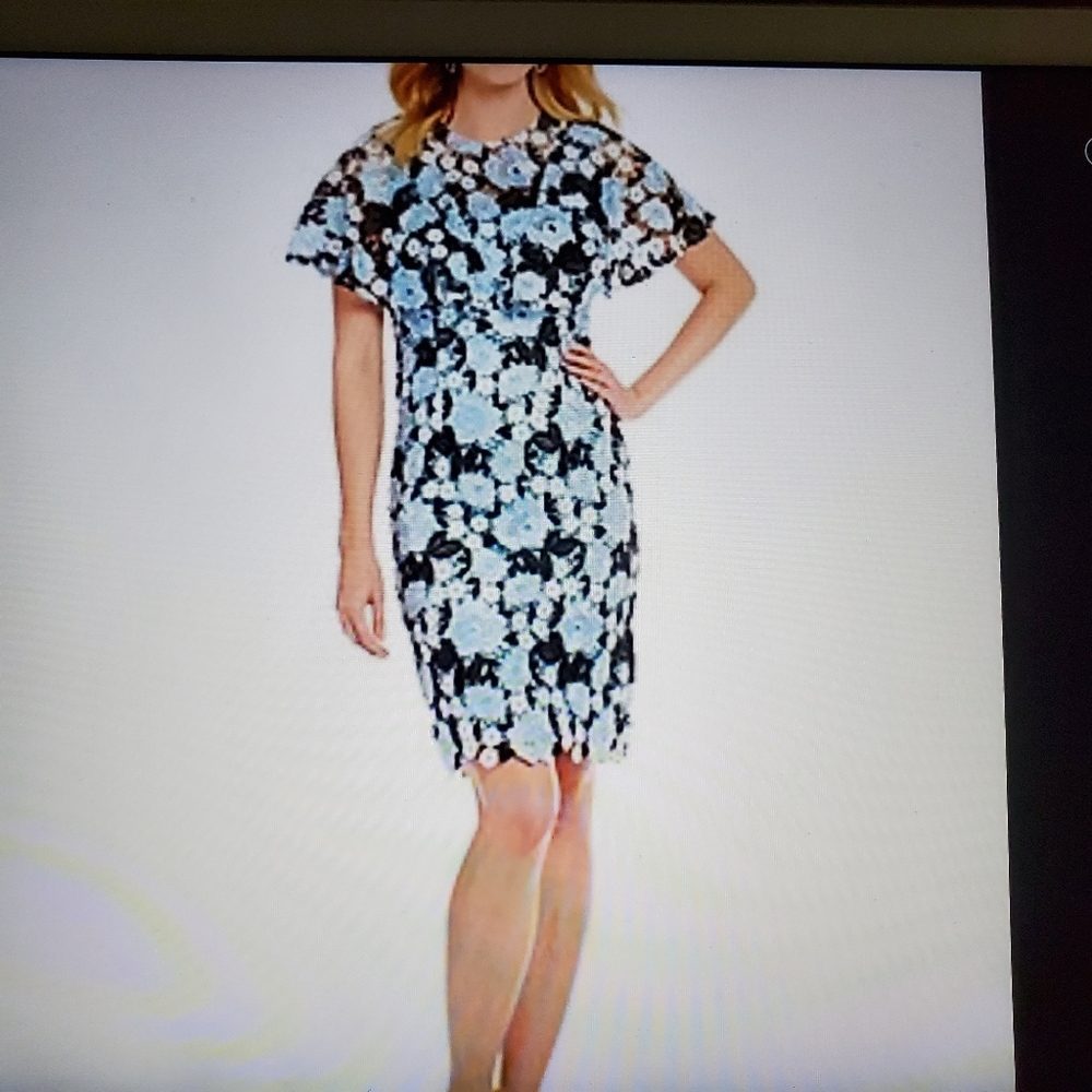Alex Marie Floral Lace Dress
